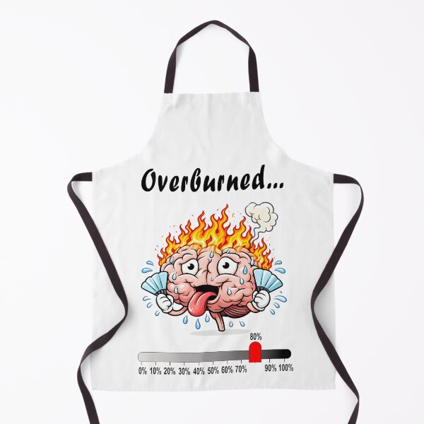 Item preview, Overheated Brain Meltdown – Funny Burnout Cartoon designed and sold by OlizaPrint.