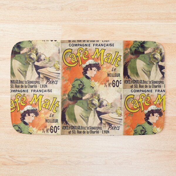 Item preview, vintage, art nouveau, retro, art, advertisement, advertising, antique, advert, old, coffee, french, cafe, france, vintage art, wall designed and sold by artofuniverse.