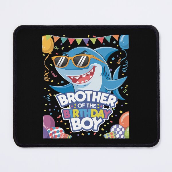 Item preview, Shark Birthday For Boys, Brother Of The Birthday Boy designed and sold by PowAcademy.