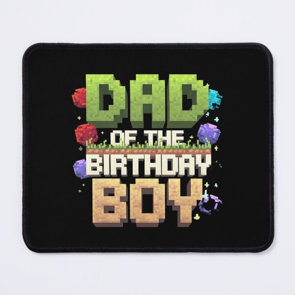 Item preview, Dad Of The Birthday Boy Game Pixel Number designed and sold by MythWoot.
