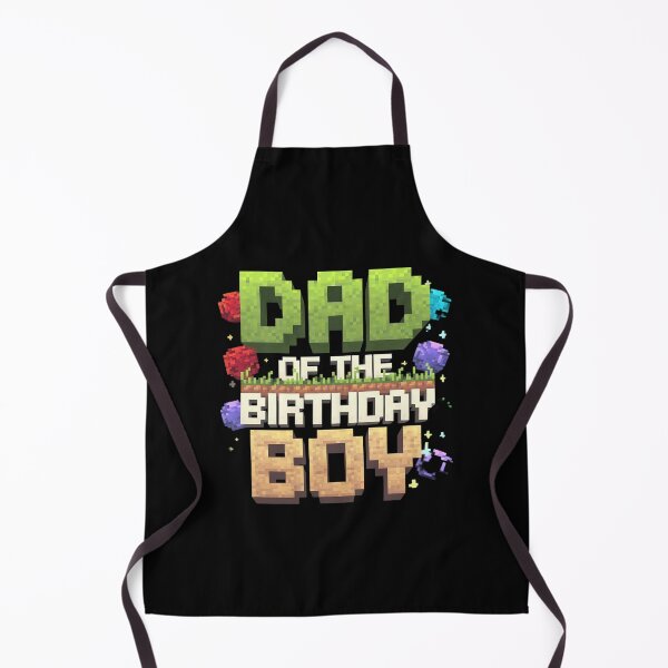 Item preview, Dad Of The Birthday Boy Game Pixel Number  designed and sold by MythWoot.
