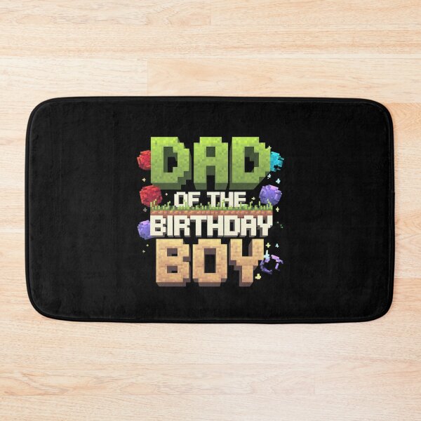 Item preview, Dad Of The Birthday Boy Game Pixel Number  designed and sold by MythWoot.
