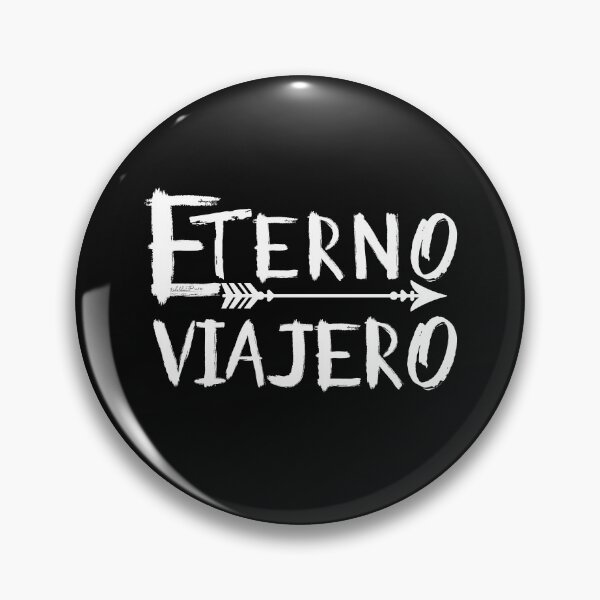 Item preview, Spanish Rock 'n' Roll songs: Eternal Traveler, with white typography. designed and sold by Rebeldía Pura.