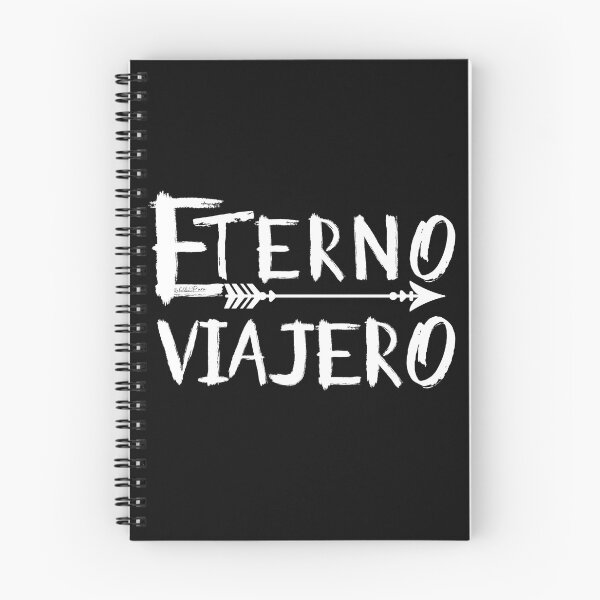 Item preview, Spanish Rock 'n' Roll songs: Eternal Traveler, with white typography. designed and sold by Rebeldía Pura.