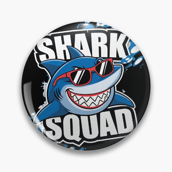 Item preview, Shark Squad  Boys Girls Shark Birthday Party  designed and sold by PowAcademy.