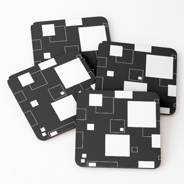 Item preview, Square pattern | White squares | White stripes | Dynamic background designed and sold by dfly-creations.