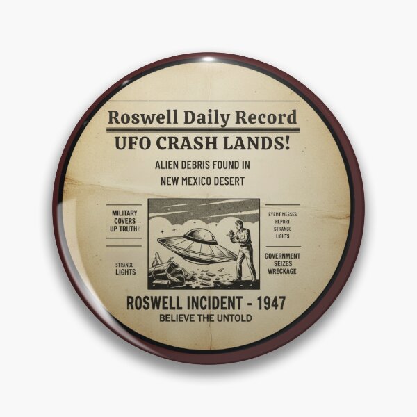 Item preview, Roswell 1947 Archival News Streetwear Tee designed and sold by FitEnvy.
