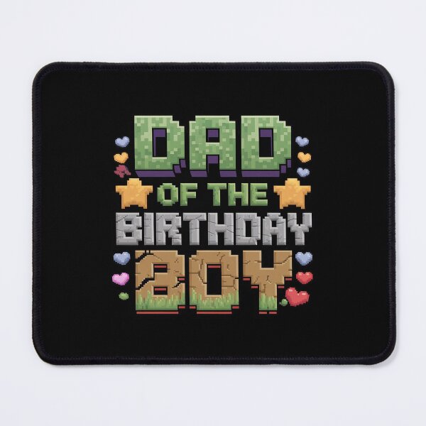 Item preview, Dad Of The Birthday Boy Pixel Number Video Gamer 1 designed and sold by MythWoot.