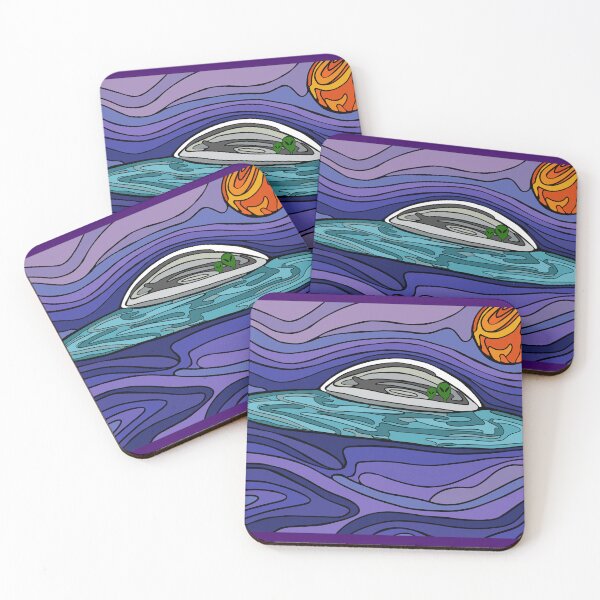 Item preview, Space alien gliding in the universe! designed and sold by WendyBialek Designs.