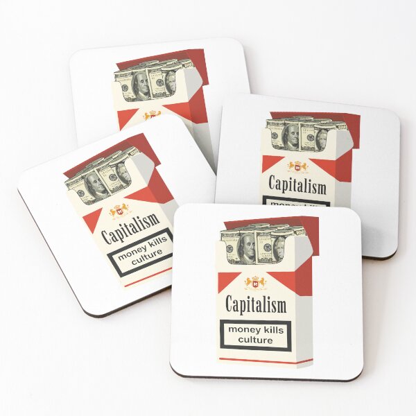 Item preview, Capitalism – Money Kills Culture Statement Art designed and sold by TipTop GFX.