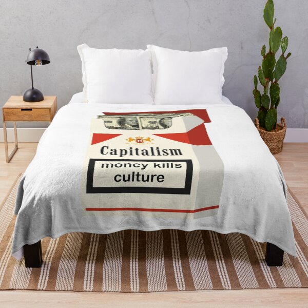 Item preview, Capitalism – Money Kills Culture Statement Art designed and sold by TipTop GFX.