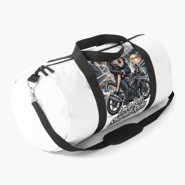 Item preview, Love Is a Shared Ride – Biker Love Illustration designed and sold by enzoade.