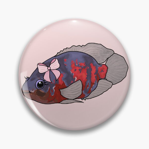 Item preview, Cute girly Oscar fish designed and sold by Hattie's Aquariums.