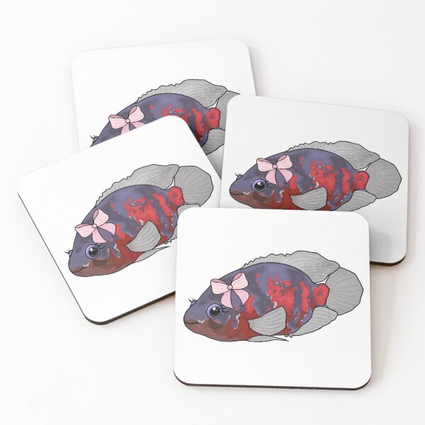 Item preview, Cute girly Oscar fish designed and sold by Hattie's Aquariums.