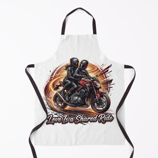 Item preview, Love Is a Shared Ride – Motorcycle Couple Valentine designed and sold by enzoade.