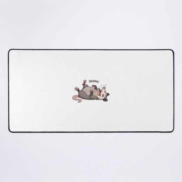 Item preview, Dramatic opossum simulating its own death designed and sold by Stickers à gogo.