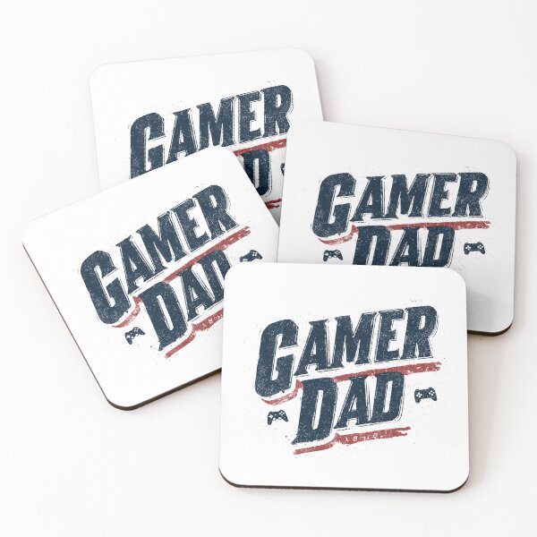 Item preview, White Gamer Dad Retro Graphic Tee designed and sold by NostalgiaPrinted.