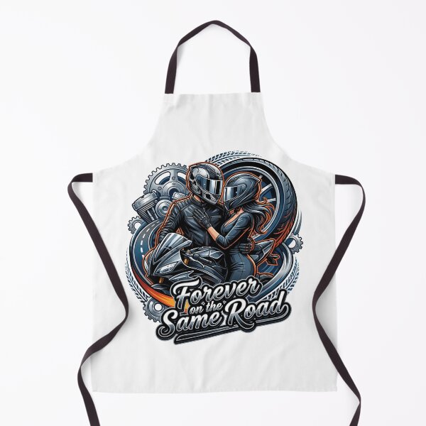 Item preview, Forever on the Same Road – Romantic Biker Artwork designed and sold by enzoade.