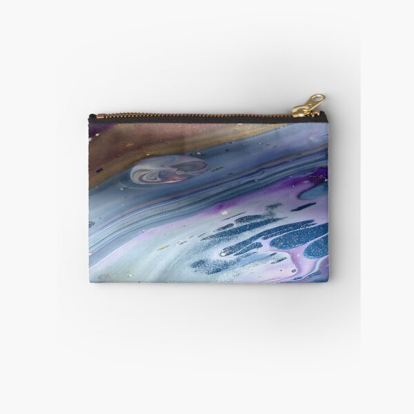 Item preview, Planetary Surface Fluid Art in Purple, Pink, Blue & Gold designed and sold by GezBray.