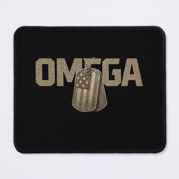 Item preview, OMEGA Military Dog Tags Design designed and sold by Callsign 84.
