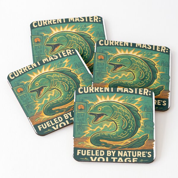 Item preview, Nature's Voltage - Retro Electrical Engineering Art designed and sold by HaciPrint.