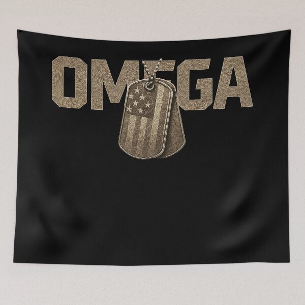 Item preview, OMEGA Military Dog Tags Design designed and sold by Callsign 84.