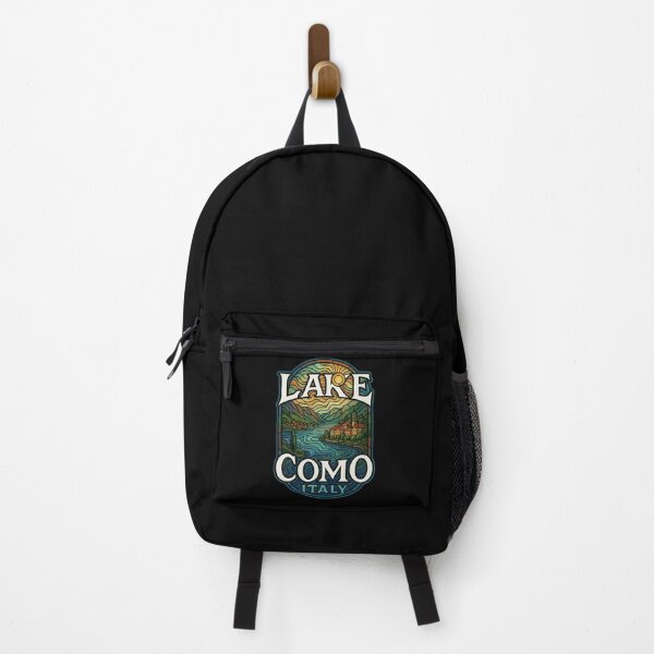 Item preview, Lake Como Italy Stained Glass Vintage Travel designed and sold by TomFrontierArt.