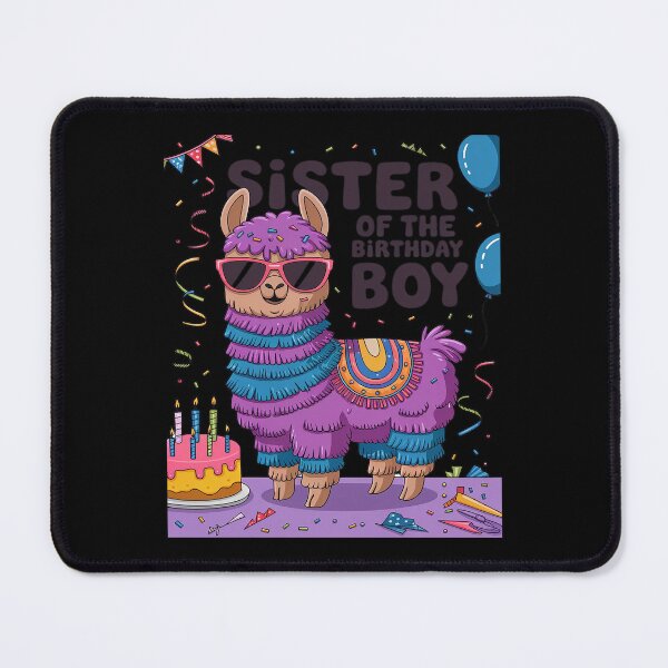 Item preview, Sister Of The Birthday Boy Llama Family Party Decorations designed and sold by PowAcademy.