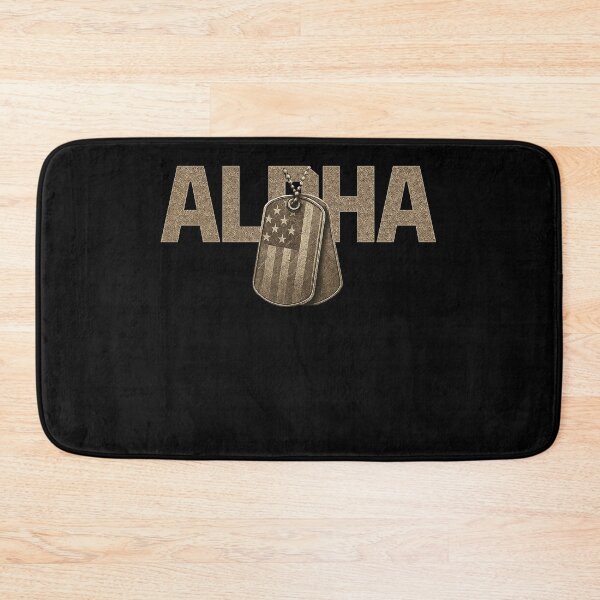 Item preview, ALPHA Military Dog Tags Design designed and sold by Callsign 84.