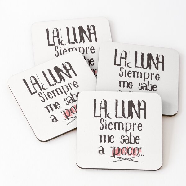 Item preview, Song in Spanish: The moon always tastes bland to me. (Black) designed and sold by Rebeldía Pura.
