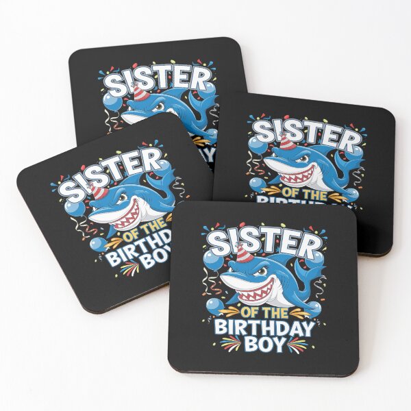 Item preview, Sister of The Birthday Boy Shark Ocean Theme Matching Family 5  designed and sold by AquaKiev.