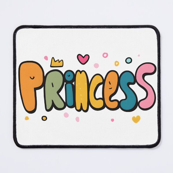 Item preview, Colourful Princess Logo Vibrant Kawaii Fairytale Tee designed and sold by NostalgiaPrinted.