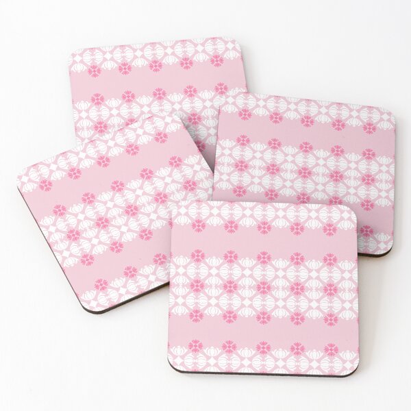 Artikelvorschau, Pastellrosa Lotus-inspiriertes Muster — Minimalistisches Dekorationsdesign entworfen und verkauft von DualEnergy.