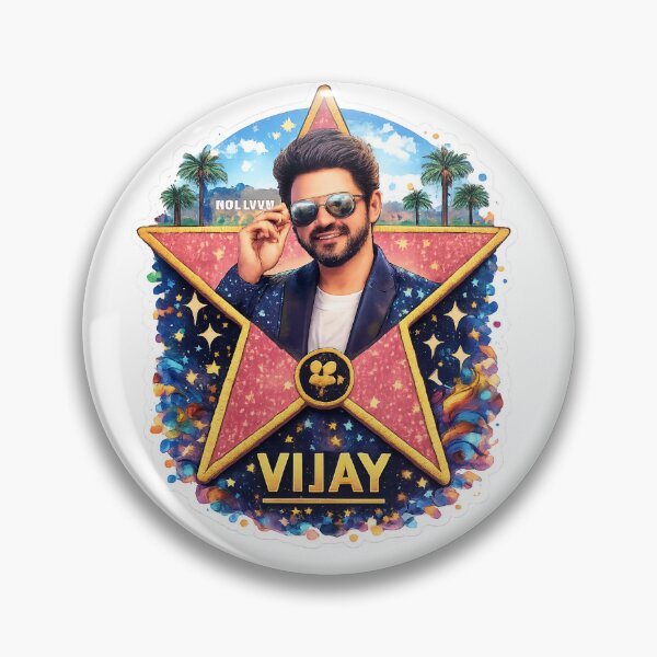 Item preview, Mass Thalapathy Vijay Sticker designed and sold by Bigeasy22441.