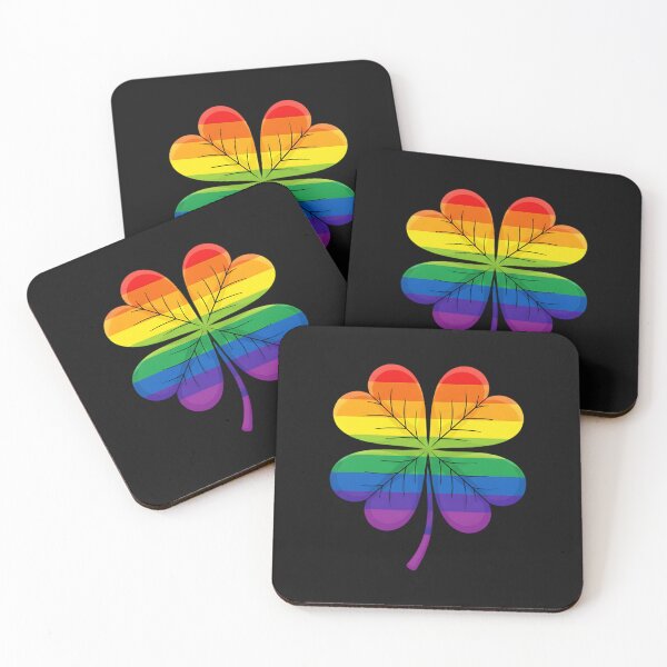 Item preview, St Patricks Day 4 Four Leaf Clover Rainbow St Pattys Day  designed and sold by clothesy7.