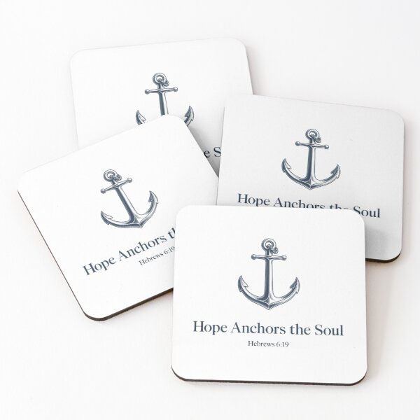Item preview, Hope Anchors the Soul Christian Anchor Design, Hebrews 6:19  designed and sold by MyTshirtArt.
