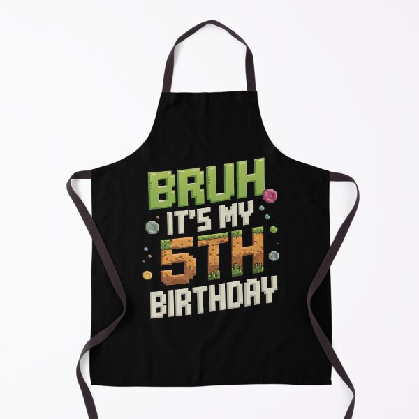 Item preview, Birthday Boy It's My 5th Birthday Video Game Pixel designed and sold by MythWoot.