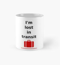 I'm Lost in Transit Travel Large Suitcase Light-Color Classic Mug
