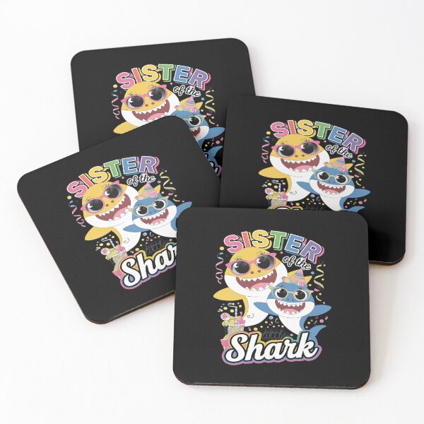 Item preview, Sister Of The Little Shark Little Brother Shark Birthday 5  designed and sold by PowAcademy.