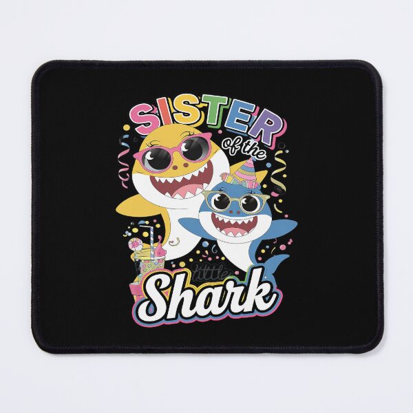 Item preview, Sister Of The Little Shark Little Brother Shark Birthday 5 designed and sold by PowAcademy.