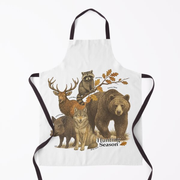 Item preview, Hunting season, forest, animals designed and sold by oldschoolthread.