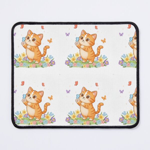 Item preview, Spring Kitten playing designed and sold by TheCozyCatLady.