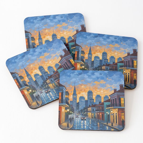 Item preview, modern, abstract city art designed and sold by The-Art-End.