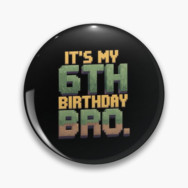 Item preview, Birthday Boy It's My 6th Birthday Video Game Pixel1  designed and sold by MythWoot.