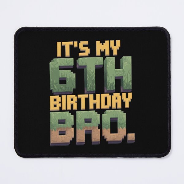 Item preview, Birthday Boy It's My 6th Birthday Video Game Pixel1 designed and sold by MythWoot.