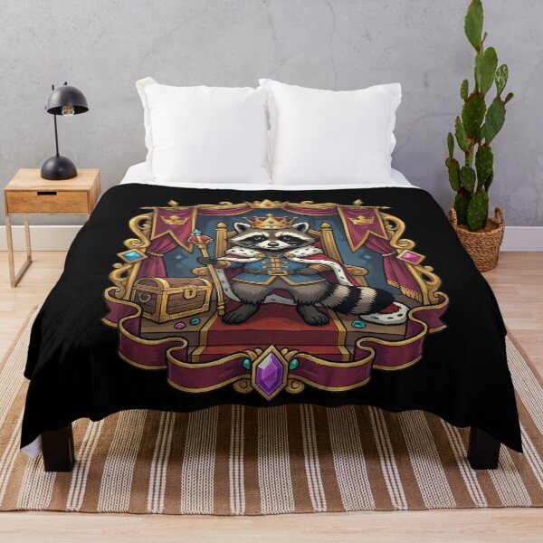 Item preview, Fantasy Raccoon King Royal Throne designed and sold by k3rstman1.