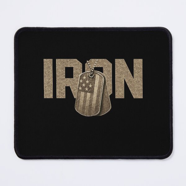 Item preview, IRON Military Dog Tags Design designed and sold by Callsign 84.