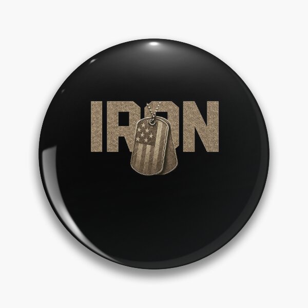 Item preview, IRON Military Dog Tags Design designed and sold by Callsign 84.
