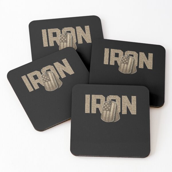 Item preview, IRON Military Dog Tags Design designed and sold by Callsign 84.