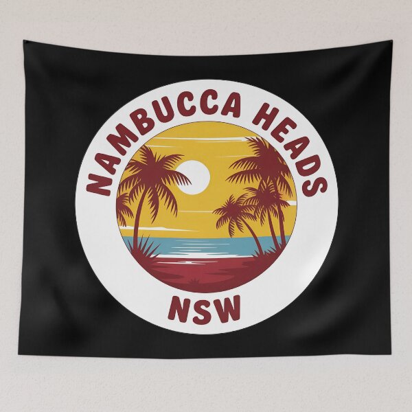 Item preview, Nambucca Heads NSW Beach | Tropical Sunset Travel Design designed and sold by VividOrganica.